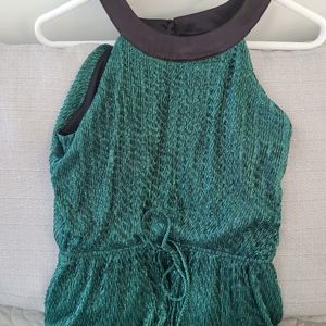 Blue/Green Tinsel Like Dress